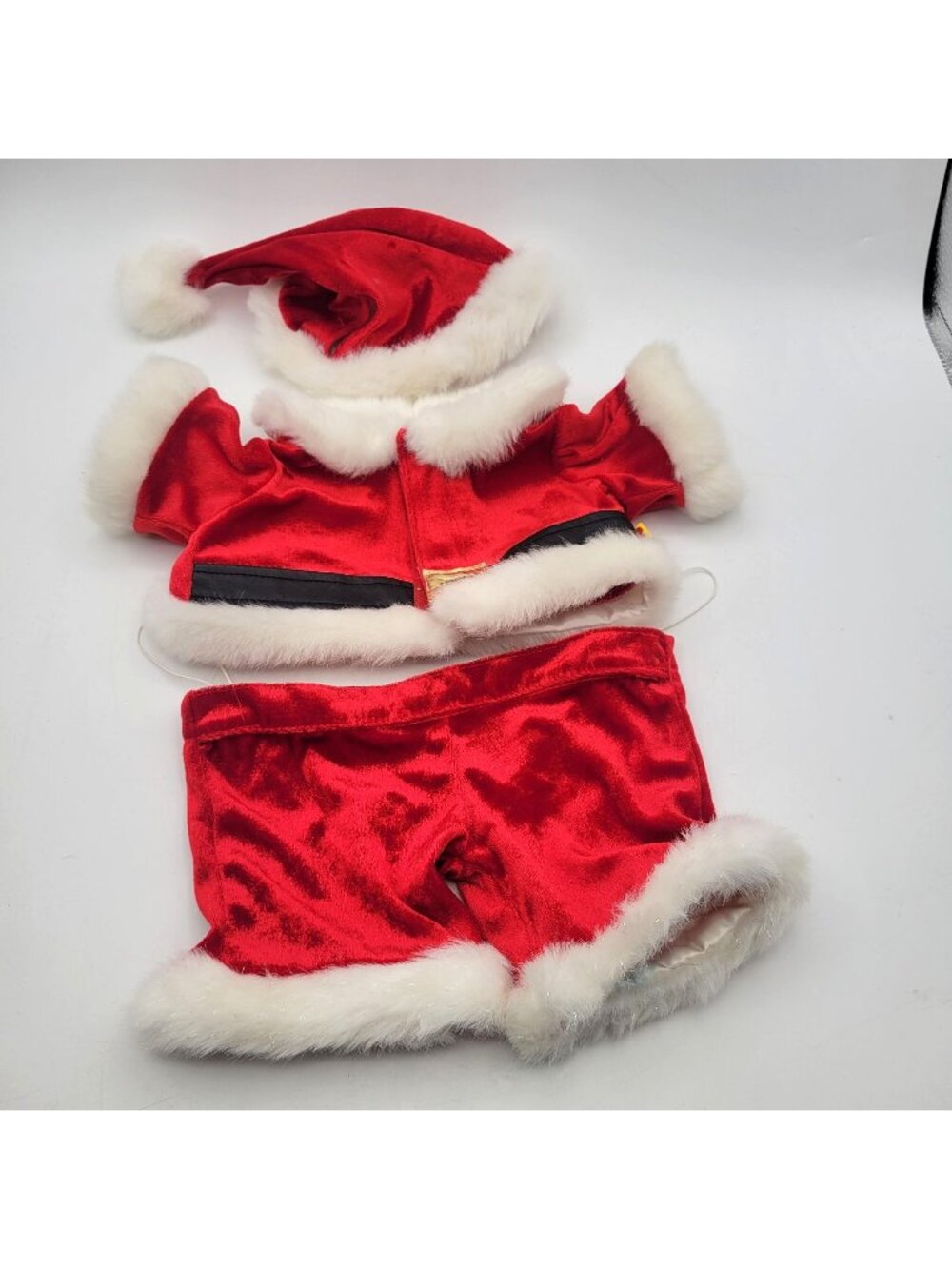 Build a Bear Christmas Santa Outfit Set - Hat Jacket Pants BABW
